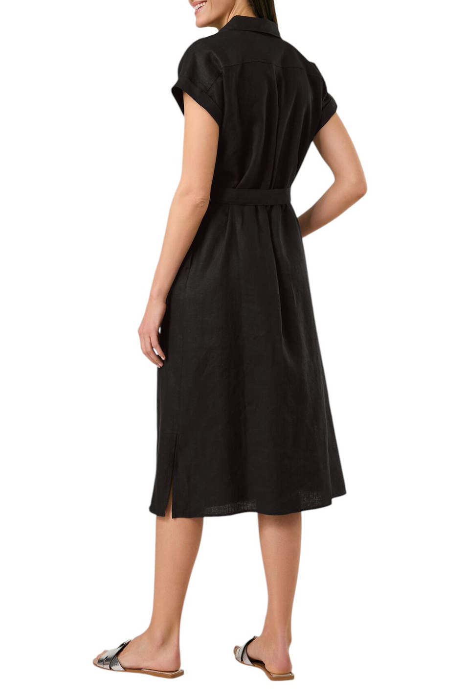 Женский Gerry Weber Платье-рубашка из льна (цвет ), артикул 580070-31235 | Фото 5