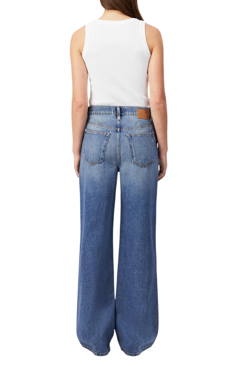 Женский Drykorn Джинсы FLUNG из хлопка (цвет ), артикул 260272-80803 | Фото 4