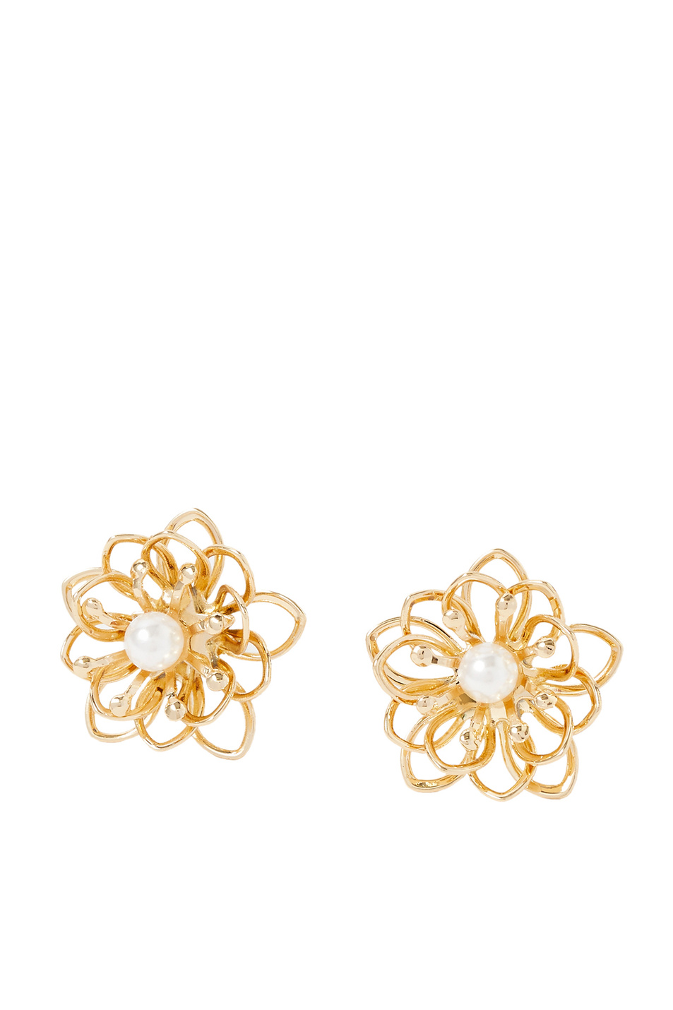 Женский Accessorize Серьги в виде цветка с искусственным жемчугом (цвет ), артикул 381023 | Фото 1