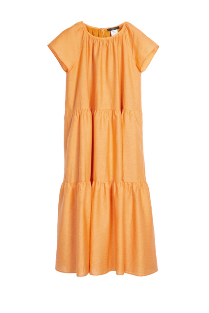 Платье NEMBI с воланами|Основной цвет:Оранжевый|Артикул:52211521 | Фото 1