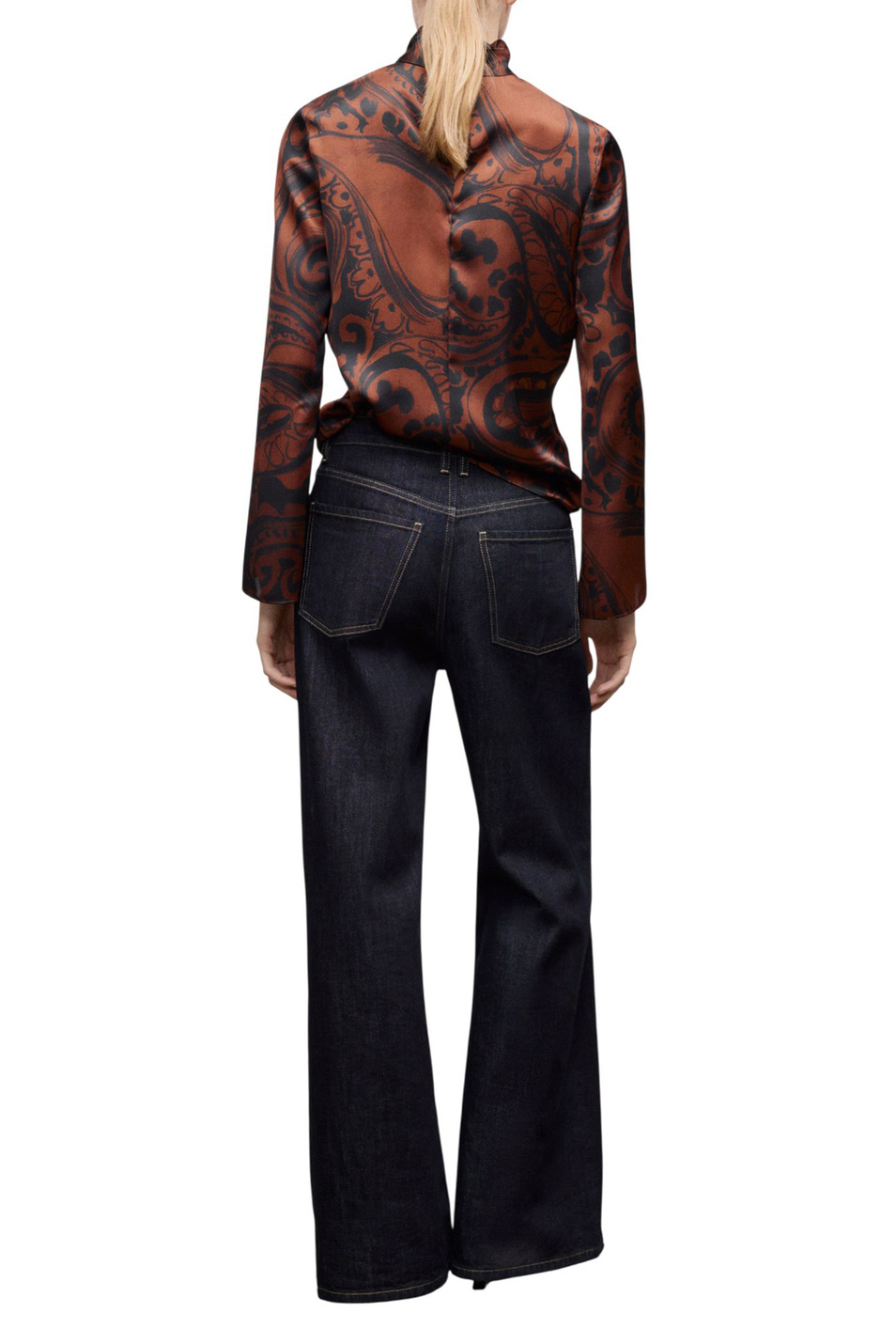 Женский Mango Блузка MATILDA с принтом (цвет ), артикул 27041318 | Фото 4