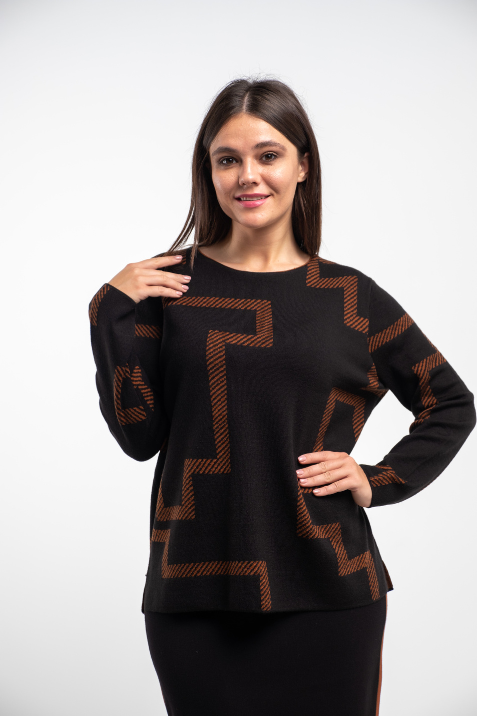 Женский Gerry Weber Джемпер из смесовой шерсти (цвет ), артикул 471017-35714 | Фото 5
