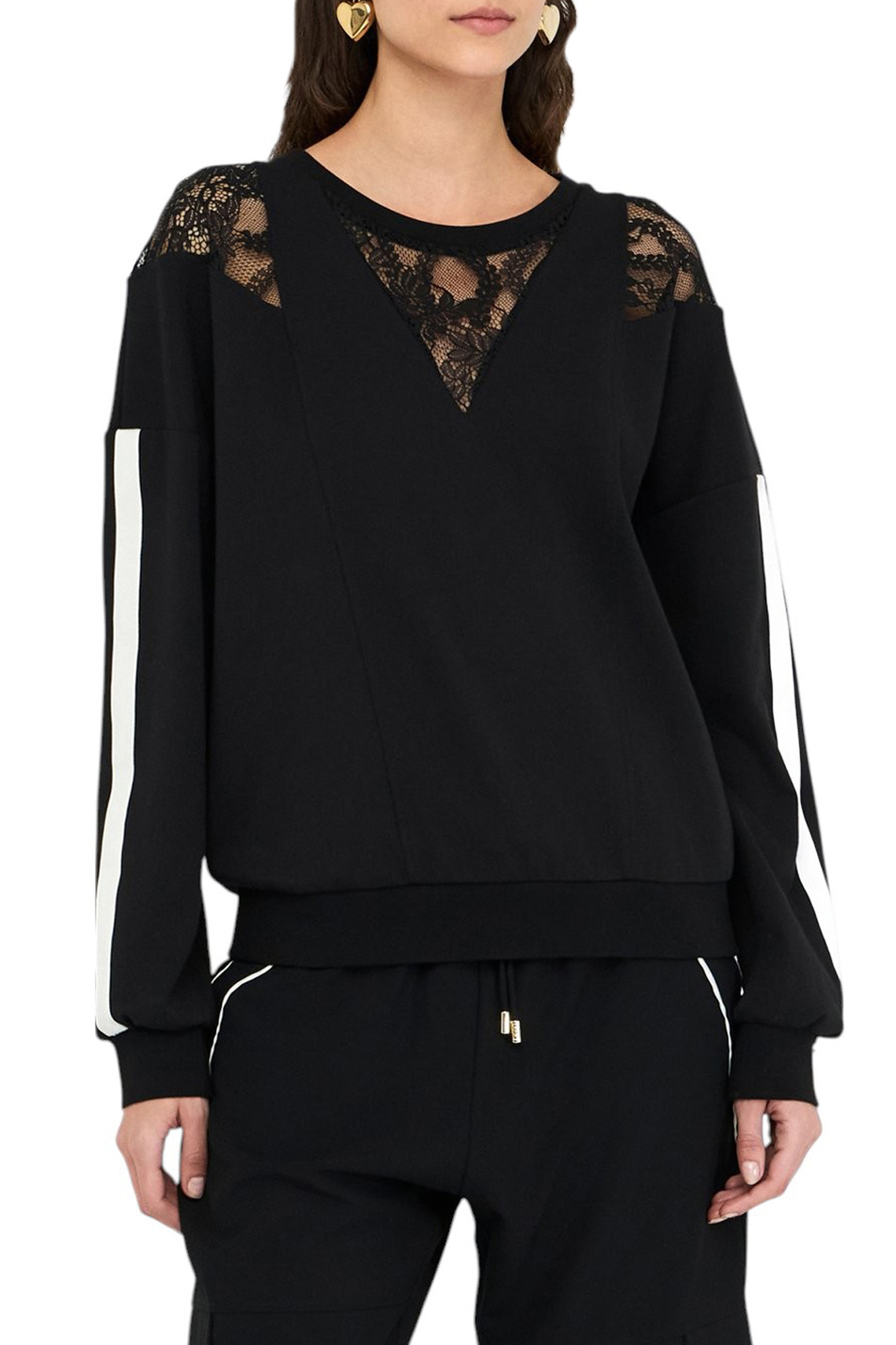 Женский Liu Jo Свитшот с кружевом (цвет ), артикул TF5008J4523 | Фото 3