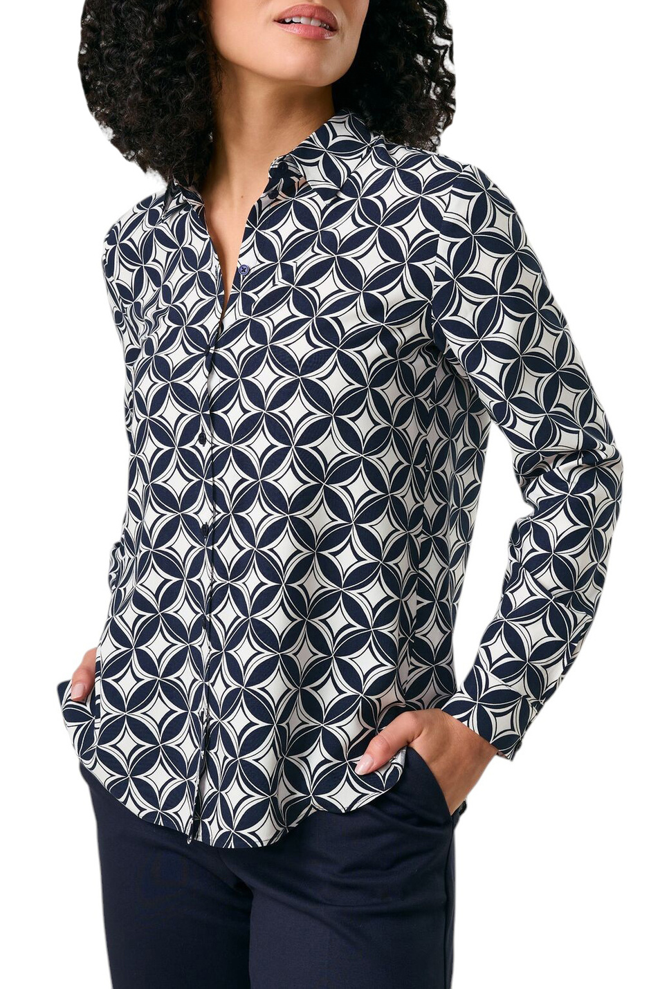 Женский Gerry Weber Блузка с принтом (цвет ), артикул 965066-31442 | Фото 3