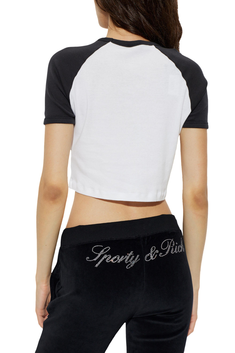 Женский Sporty & Rich Футболка Signature из хлопка (цвет ), артикул TO08471326WH09 | Фото 5