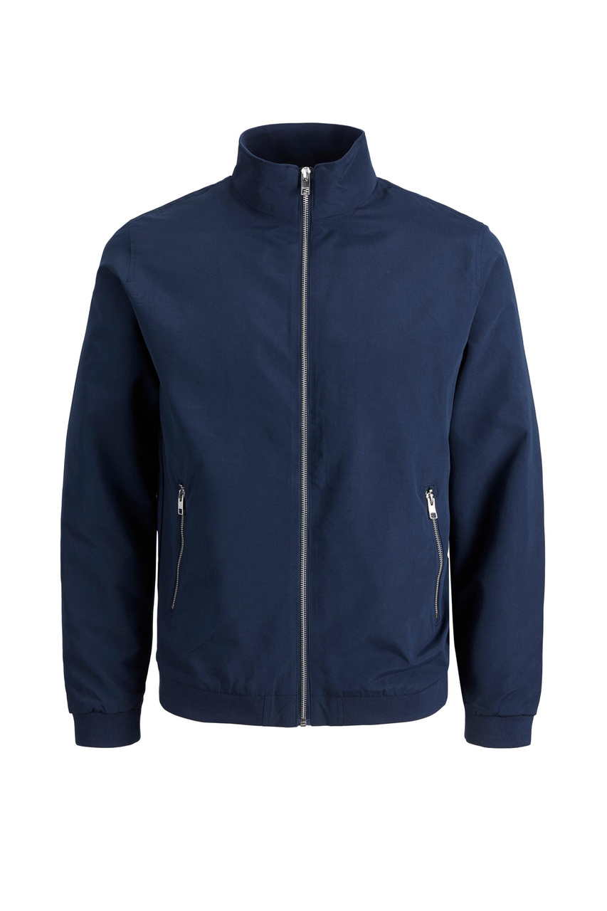 Куртка с воротником-стойкой|Основной цвет:Синий|Артикул:12204277 | Фото 1