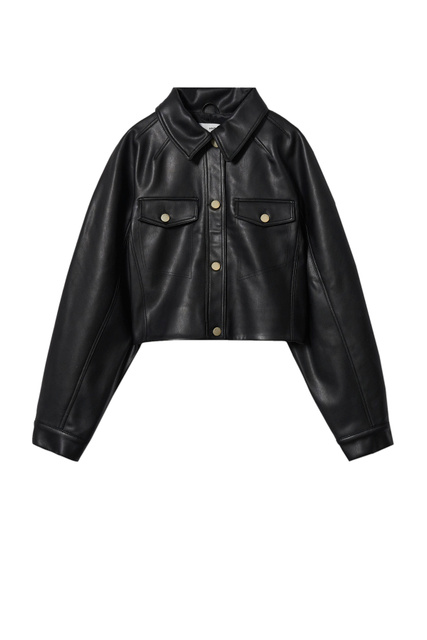 Короткая куртка MASHA|Основной цвет:Черный|Артикул:37013702 | Фото 1