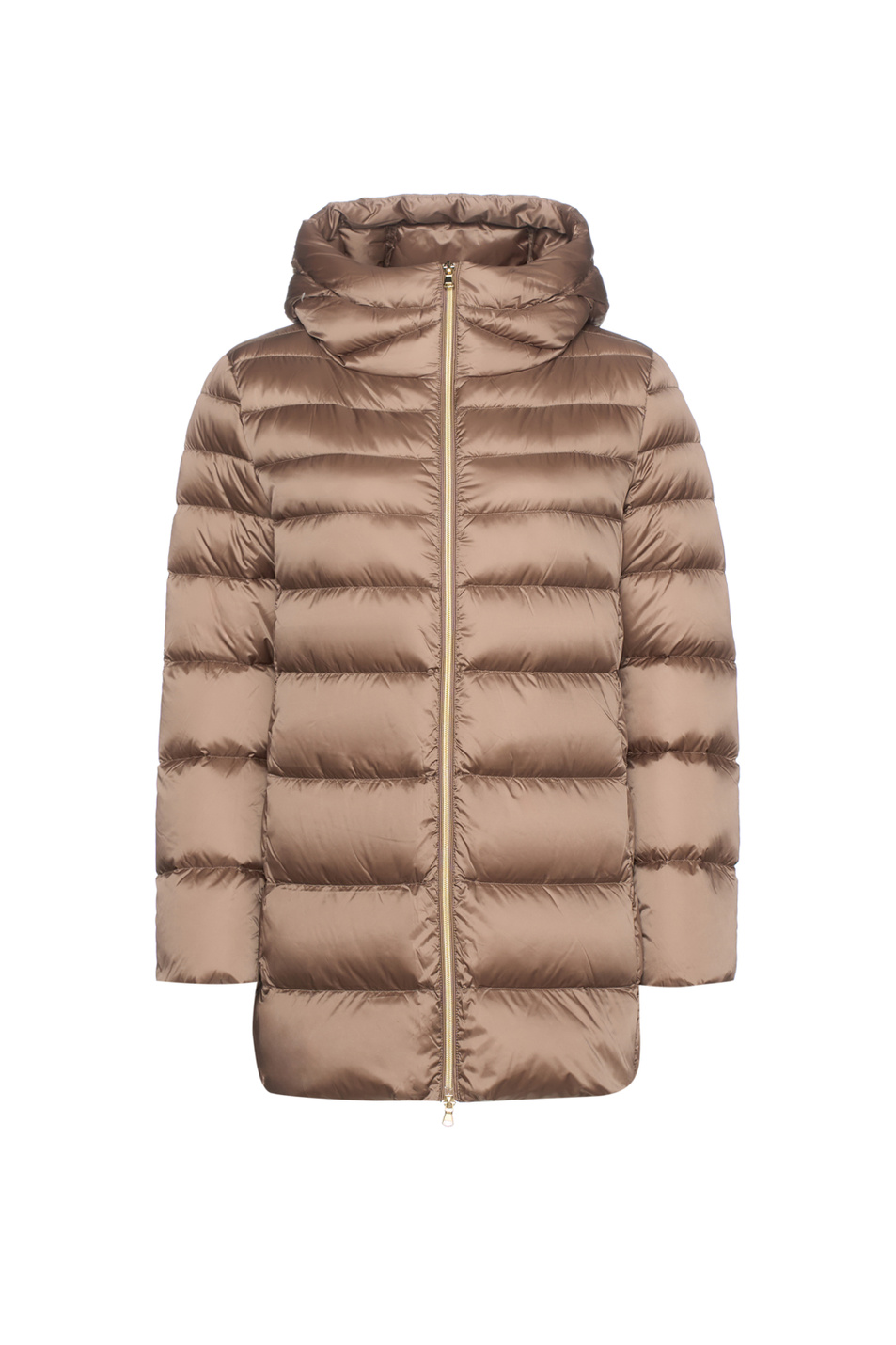 Полупальто GINSENG стеганое с пуховым наполнителем|Основной цвет:Бежевый Женский Emme Marella Полупальто GINSENG стеганое с пуховым наполнителем (цвет ), артикул 2525486071 | Фото 1