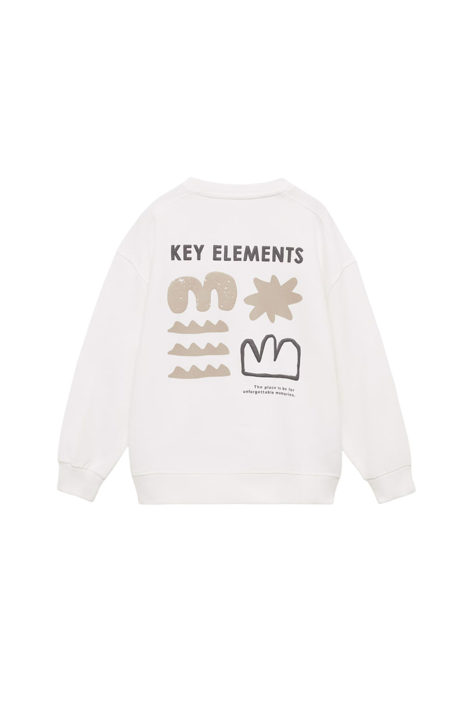 Мальчикам Mango Kids Свитшот ELEMENTS из хлопка (цвет ), артикул 87083287 | Фото 2