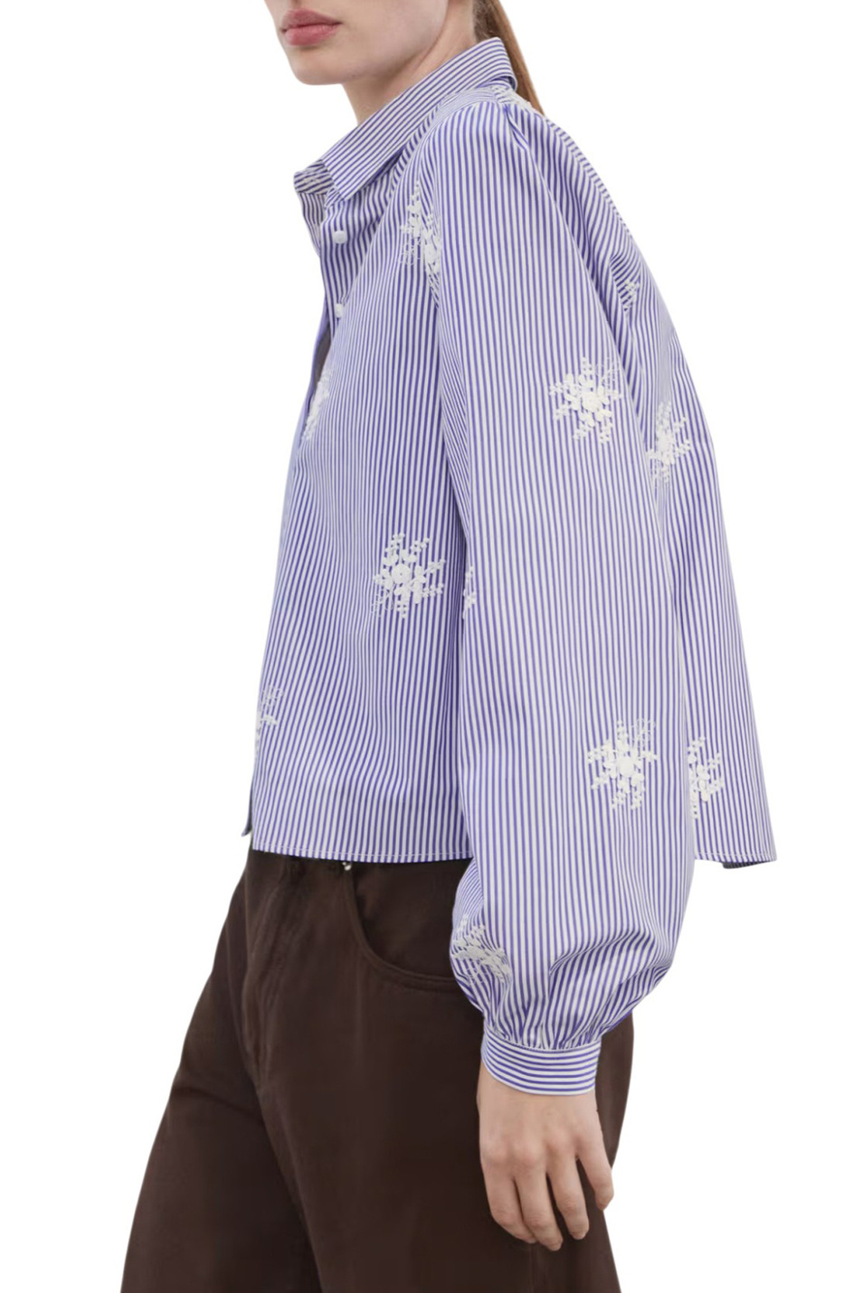 Женский Mango Рубашка MAJA с вышивкой (цвет ), артикул 27024093 | Фото 3