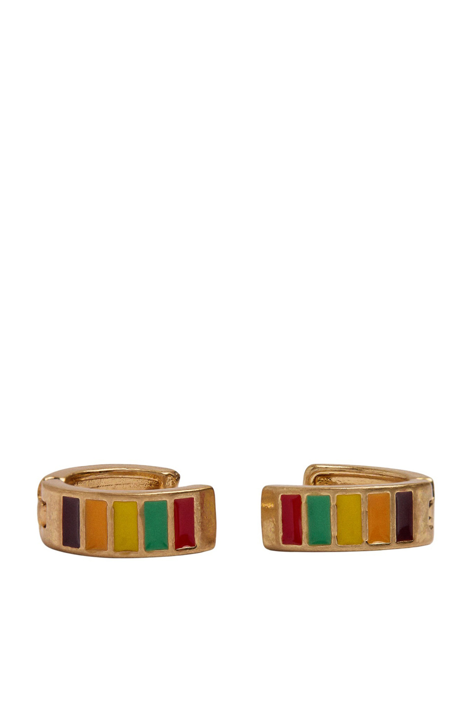 Женский Parfois Серьги-кольца со вставками из эмали (цвет ), артикул 200003 | Фото 2