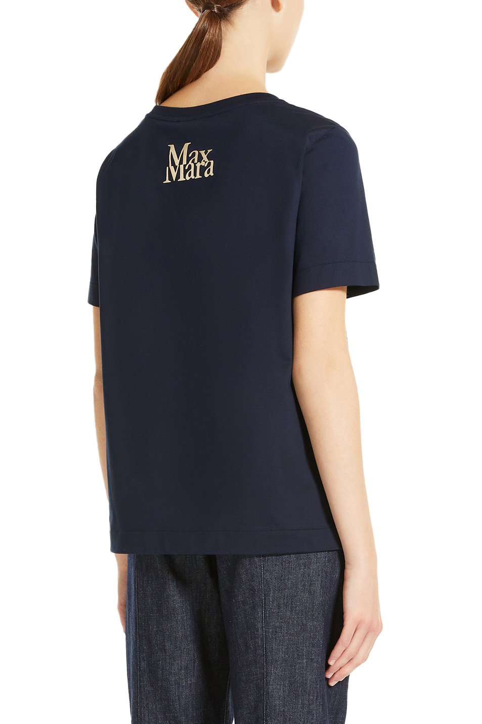 Женский Max Mara Футболка CESARE из хлопкового джерси (цвет ), артикул 99710121 | Фото 4
