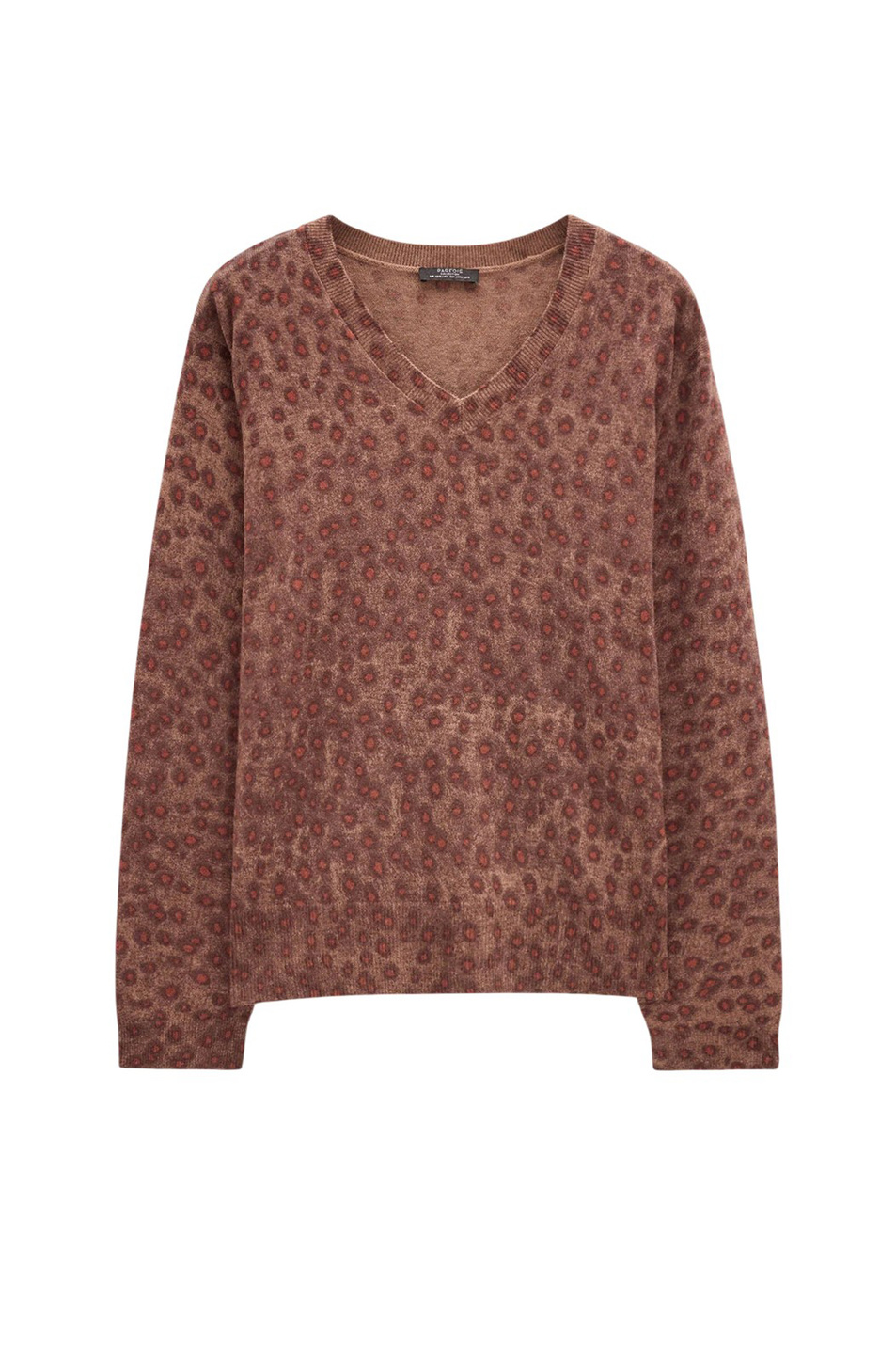 Джемпер с принтом|Основной цвет:Коричневый Женский Parfois Джемпер с принтом (цвет ), артикул 238083 | Фото 1