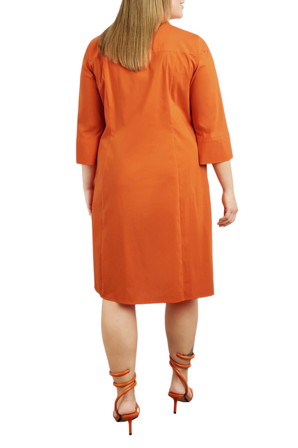 Женский Samoon Платье из смесового хлопка (цвет ), артикул 480008-21011 | Фото 5