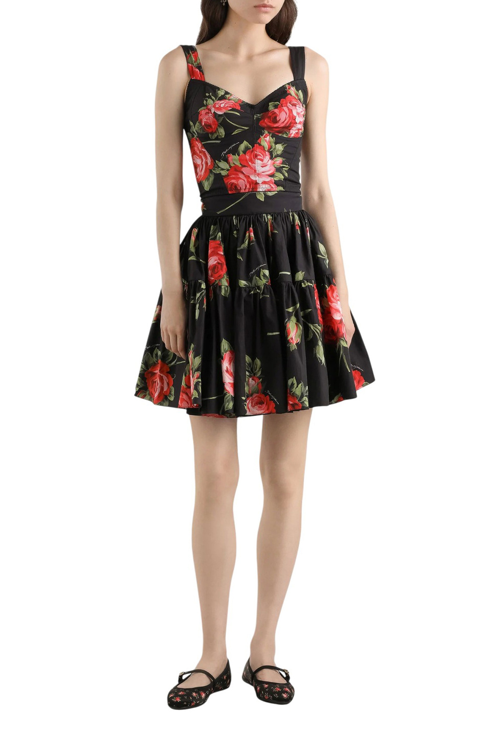 Женский Dolce & Gabbana Юбка с цветочным принтом (цвет ), артикул F4CB1T-HS5UT | Фото 2