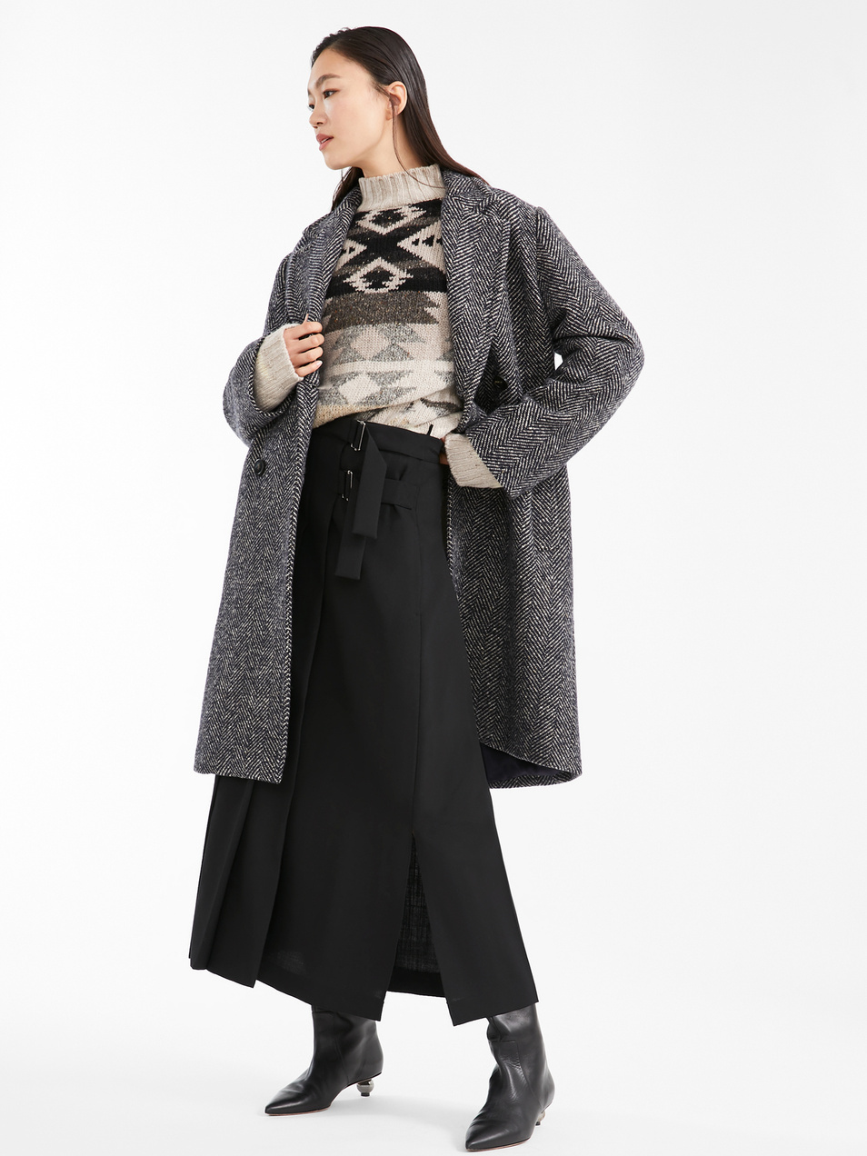 Женский Weekend Max Mara Юбка TOLEDO из шерстяной фланели (цвет ), артикул 51060503 | Фото 2