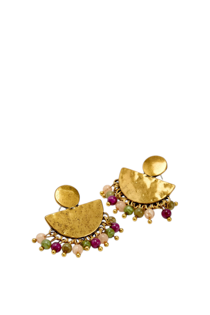 Женский Parfois Серьги-гвоздики с разноцветными бусинами (цвет ), артикул 166660 | Фото 2