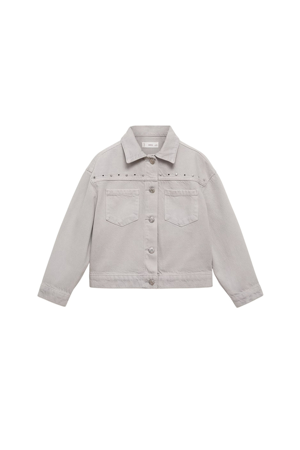 Девочкам Mango Kids Куртка VEGA джинсовая (цвет ), артикул 87061049 | Фото 1