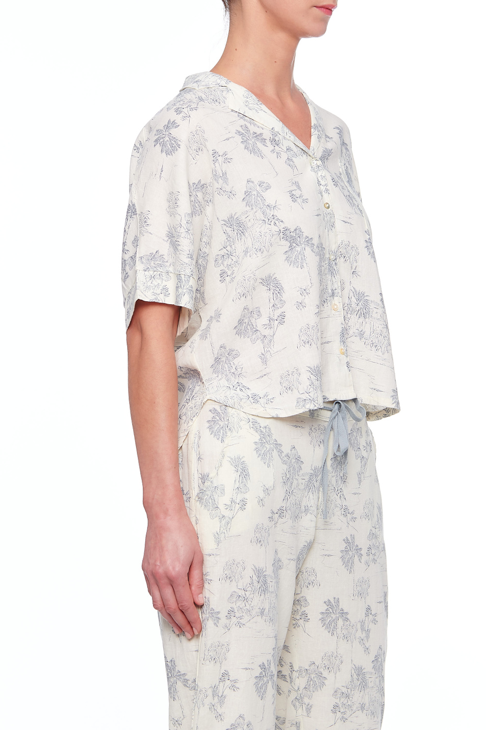 Etam Рубашка  ALLY из смесового льна с добавлением вискозы (цвет ), артикул 6526138 | Фото 3