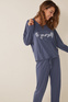 Women'secret Длинная пижама с надписью Say Yes ( цвет), артикул 4626540 | Фото 3