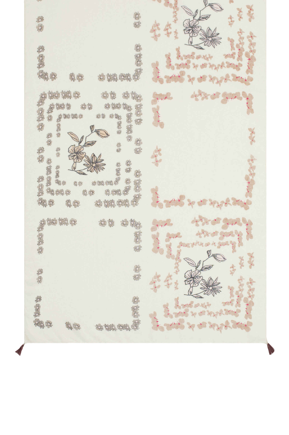 Parfois Шарф с принтом и кисточками (цвет ), артикул 191573 | Фото 2