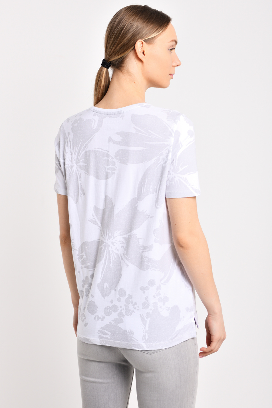 Женский Gerry Weber Футболка из хлопка (цвет ), артикул 870163-44093 | Фото 3