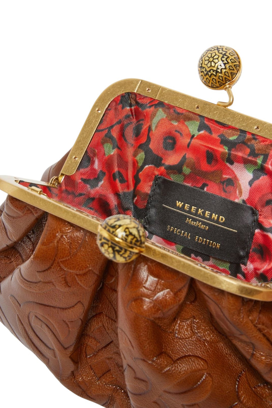 Женский Weekend Max Mara Сумка SPANISHHERITAGE из натуральной кожи (цвет ), артикул 2525516144 | Фото 4