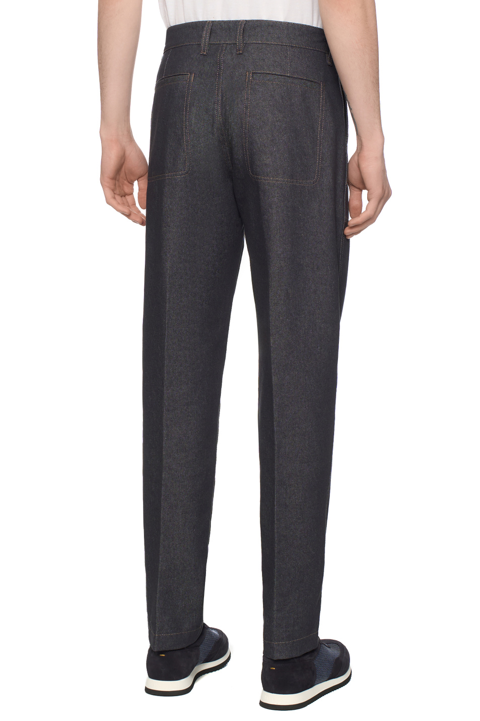 Мужской Canali Джинсы из натурального хлопка (цвет ), артикул 91810SG03440 | Фото 5