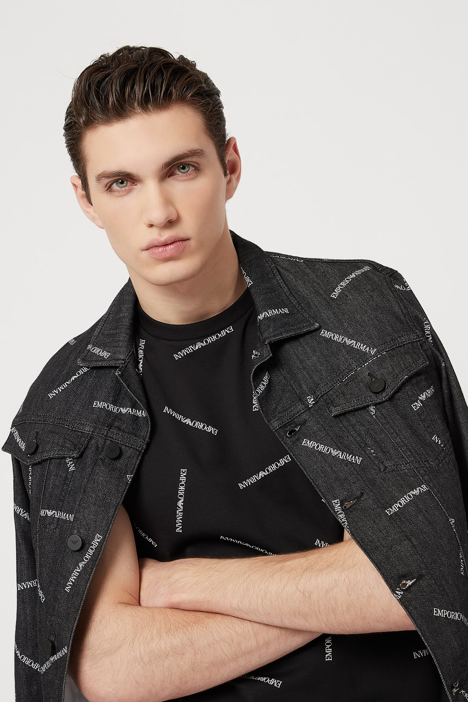 Мужской Emporio Armani Футболка из натурального хлопка (цвет ), артикул 3H1TD7-1J30Z | Фото 6