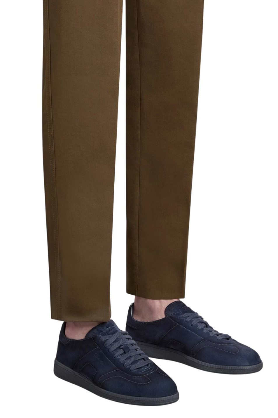 Мужской Santoni Кеды OLY-CUBE-2 из натуральной замши (цвет ), артикул MBPL22072OCATSE2U60 | Фото 5