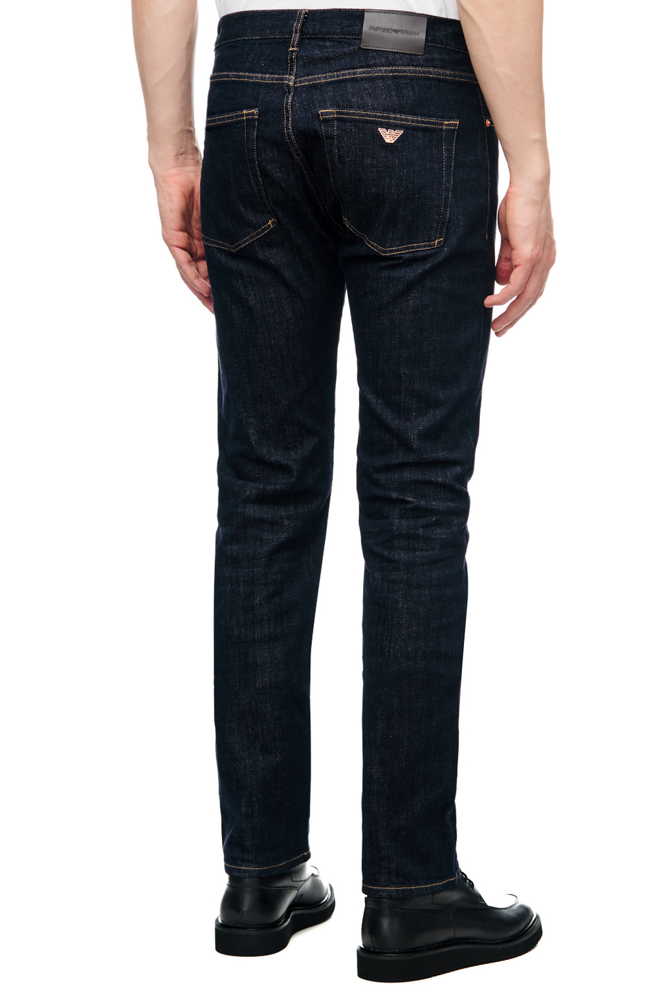 Мужской Emporio Armani Джинсы из эластичного хлопка (цвет ), артикул 6L1J45-1DMVZ | Фото 5