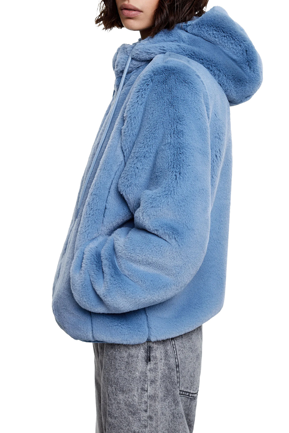 Parfois Куртка из искусственного меха на молнии (цвет ), артикул 203449 | Фото 4