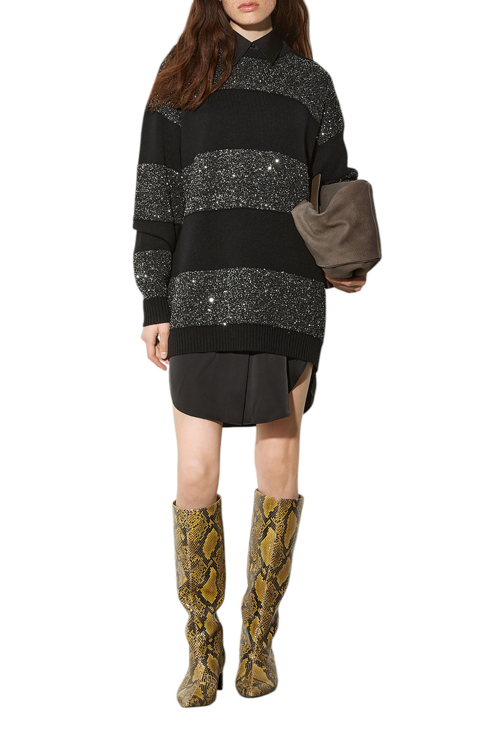 Женский MAX&Co. Джемпер NYLON с пайетками (цвет ), артикул 2516361121 | Фото 2