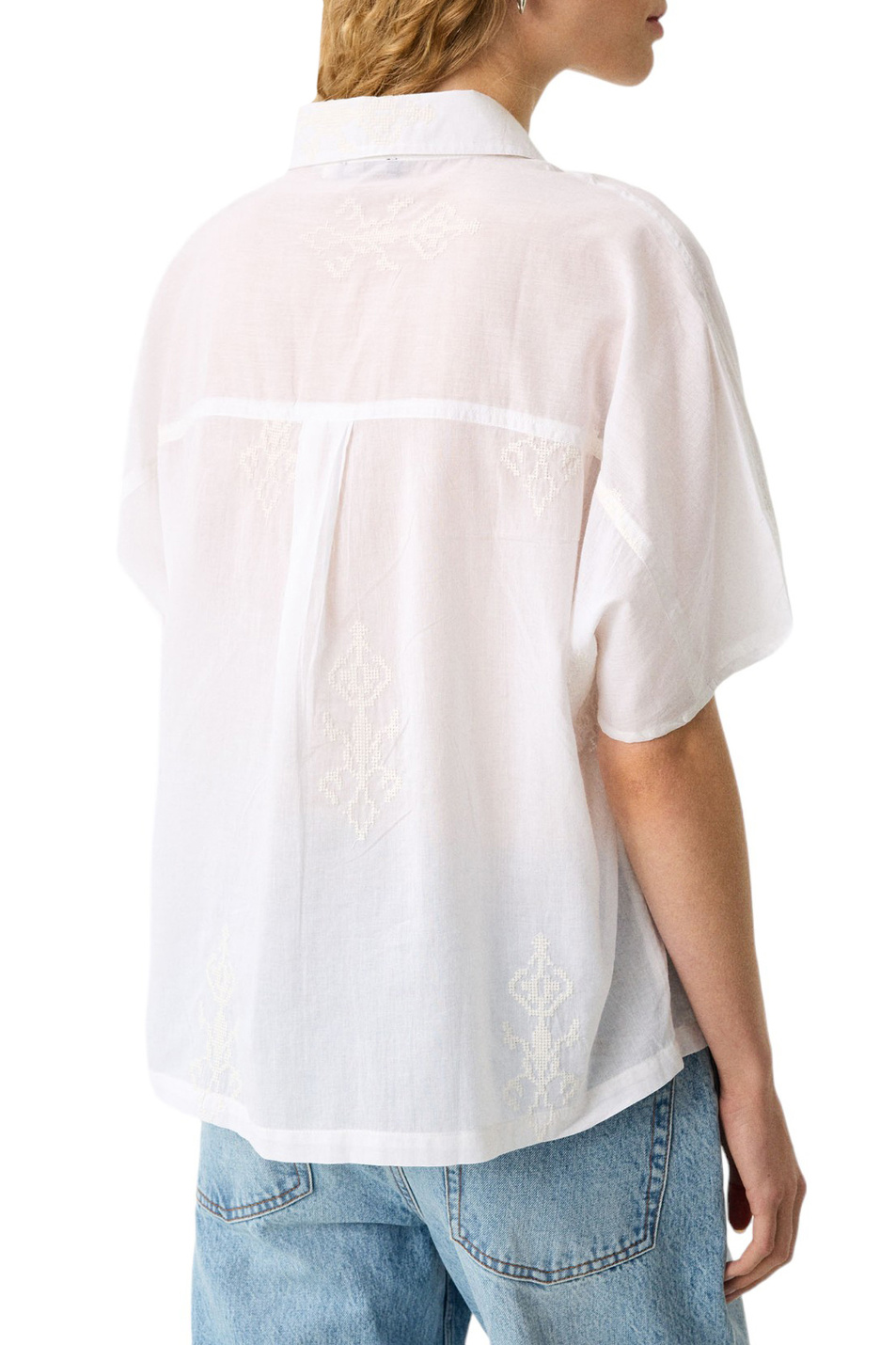 Женский Parfois Рубашка из натурального хлопка (цвет ), артикул 219744 | Фото 5