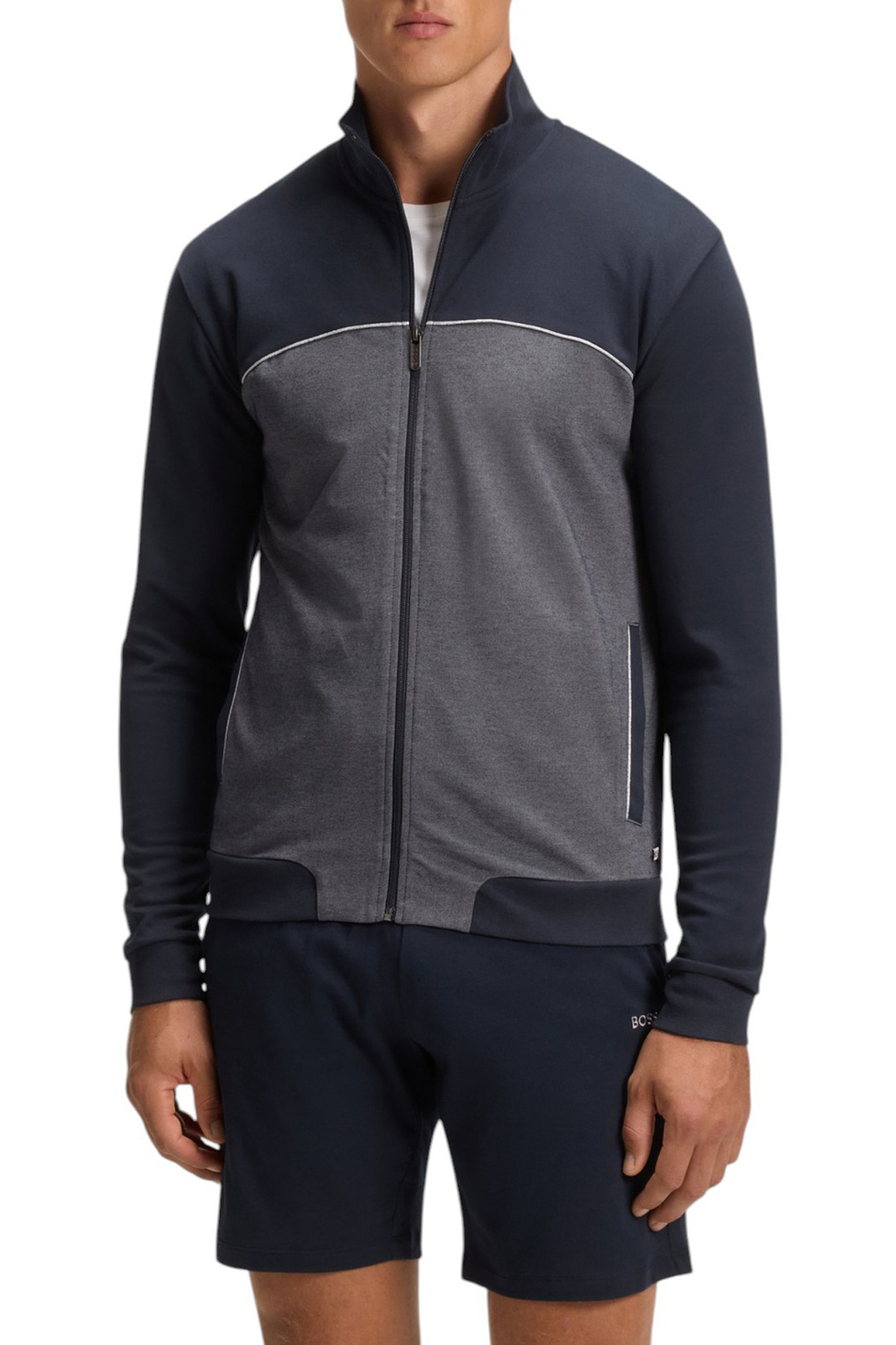 Мужской BOSS Толстовка из смесового хлопка (цвет ), артикул 50545567 | Фото 3