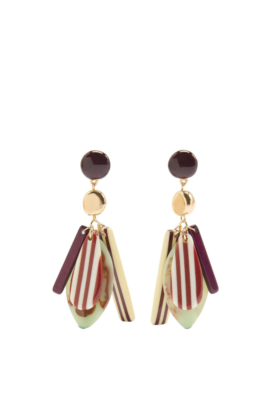 Женский Parfois Серьги длинные со смолой (цвет ), артикул 244858 | Фото 1