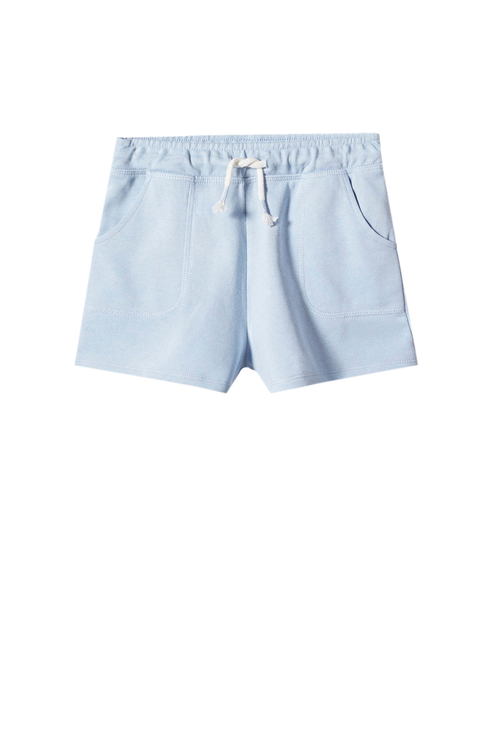 Шорты LEA с кулиской|Основной цвет:Голубой Девочкам Mango Kids Шорты LEA с кулиской (цвет ), артикул 47075935 | Фото 1