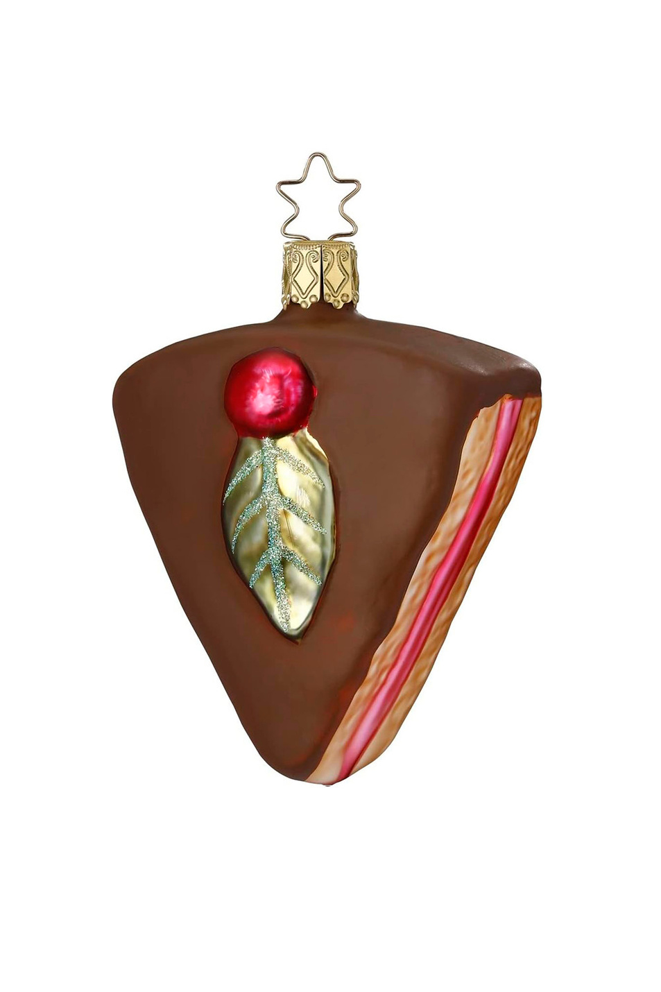 Не имеет пола Inge's Christmas Елочная игрушка "Шоколадный торт", 9 см (цвет ), артикул 10085S021 | Фото 1