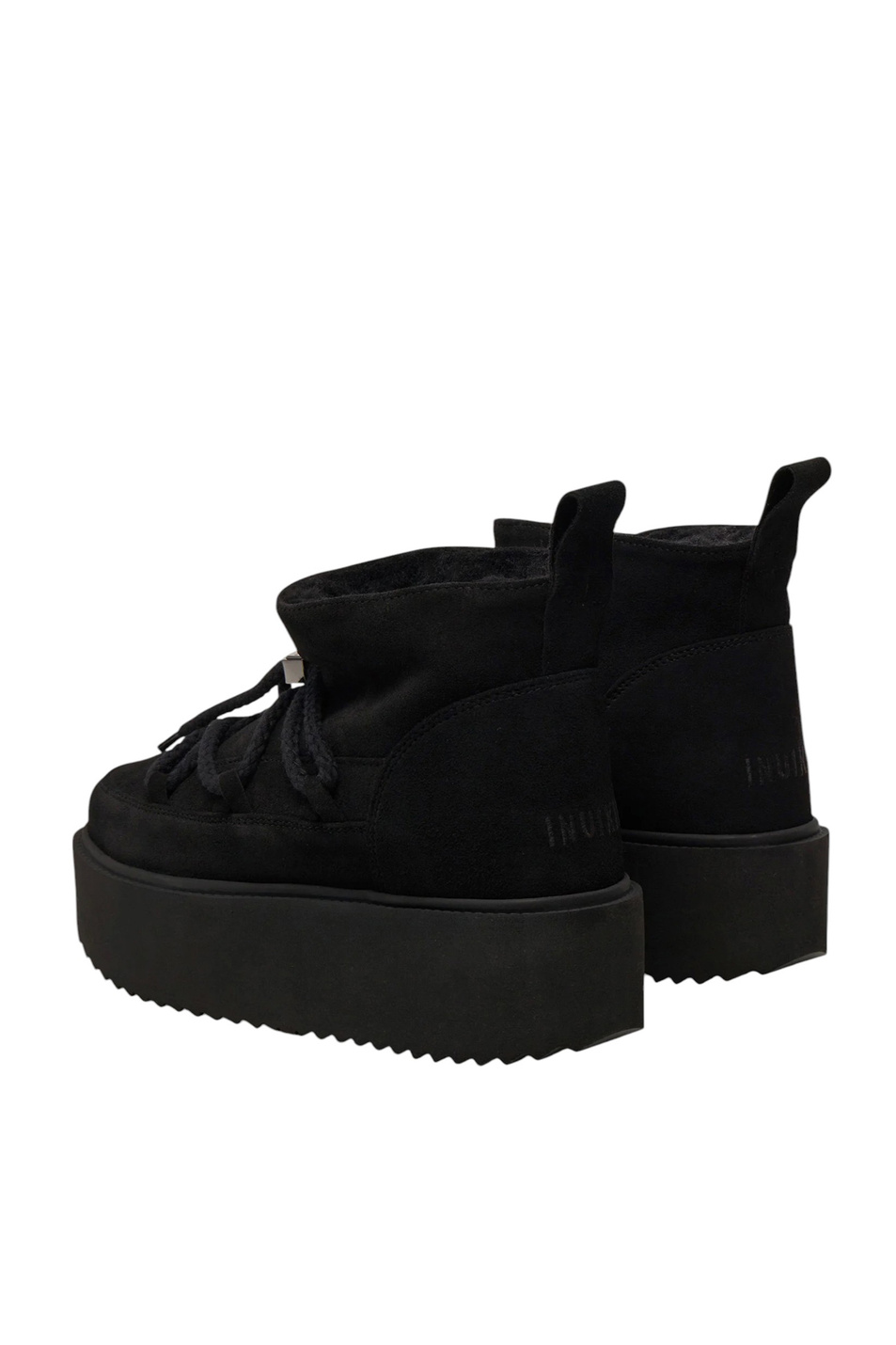 Женский Inuikii Ботинки CLASSIC LOW PLATFORM из натуральной замши (цвет ), артикул 75204-004 | Фото 3