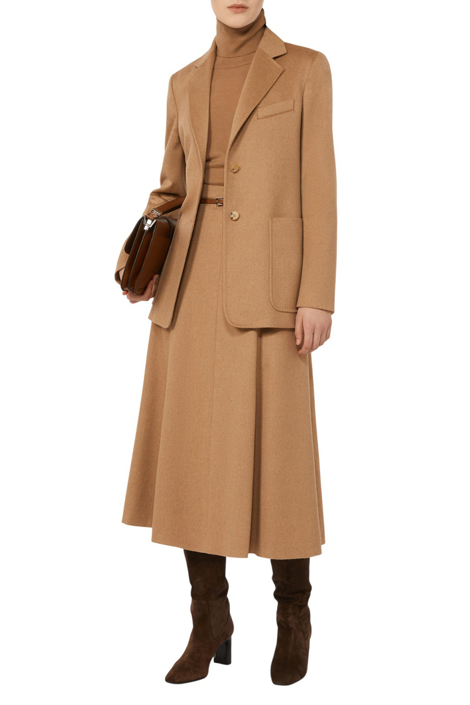 Водолазка SALUTO из шерсти|Основной цвет:Коричневый Женский Max Mara Водолазка SALUTO из шерсти (цвет ), артикул 2521366162 | Фото 2