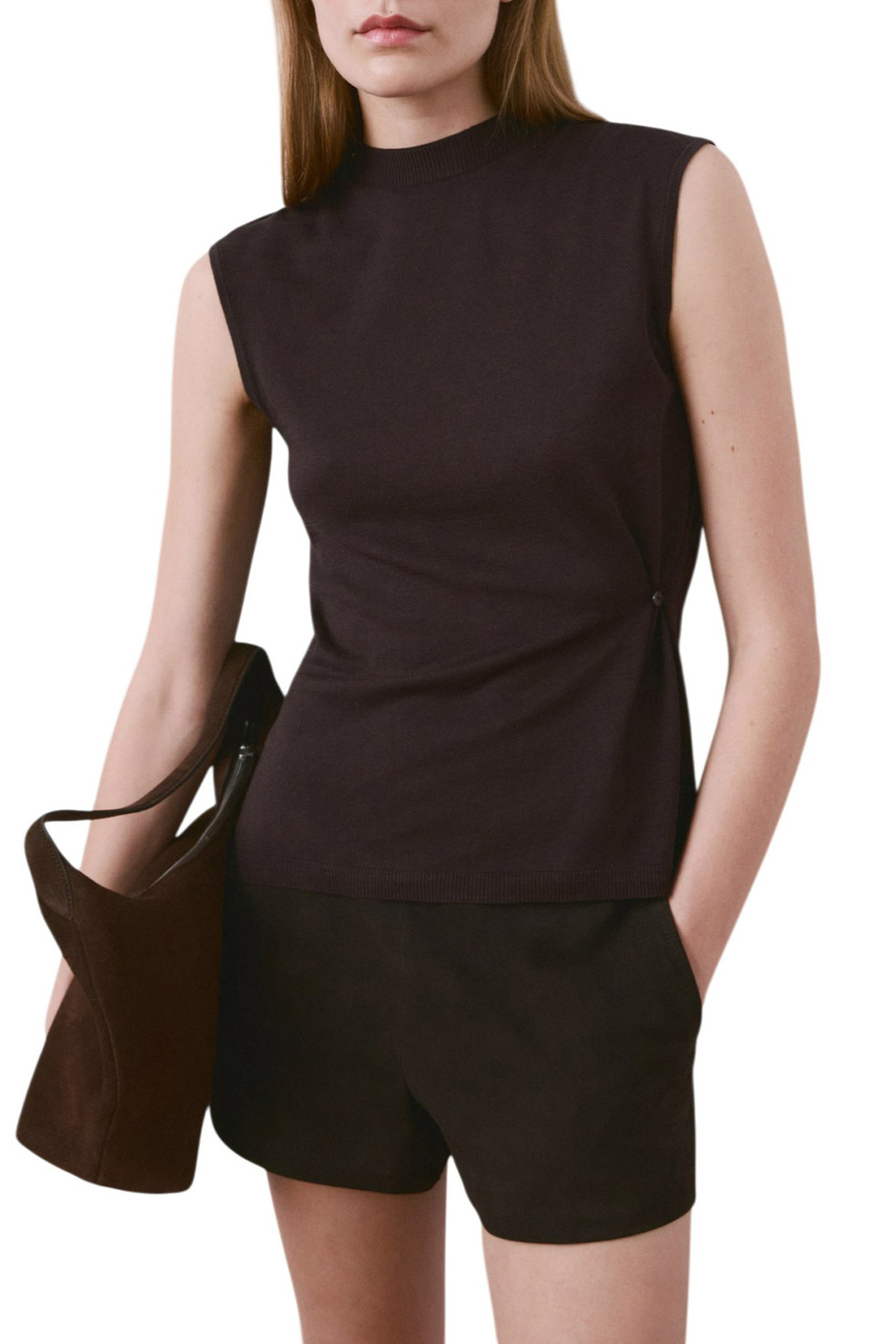 Женский Mango Топ BIE со сборкой (цвет ), артикул 27055819 | Фото 3