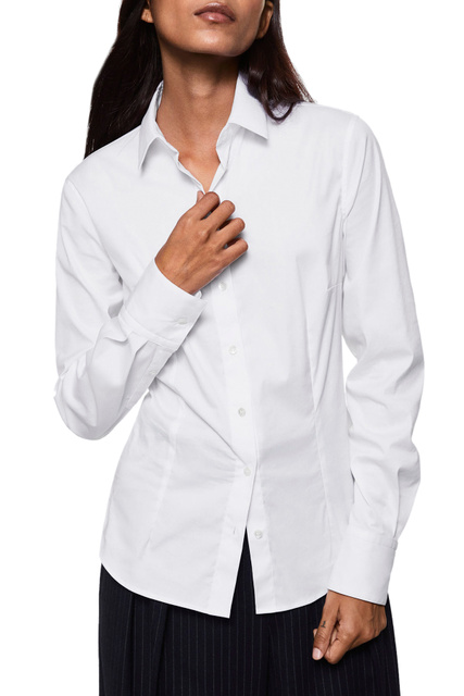 Рубашка SOFI классического кроя|Основной цвет:Кремовый|Артикул:37055140 | Фото 1