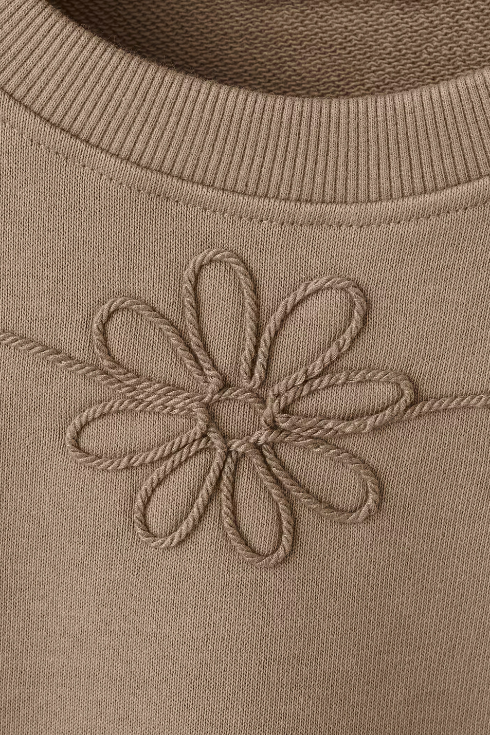 Девочкам Mango Kids Свитшот FLORA из хлопка (цвет ), артикул 27073712 | Фото 3