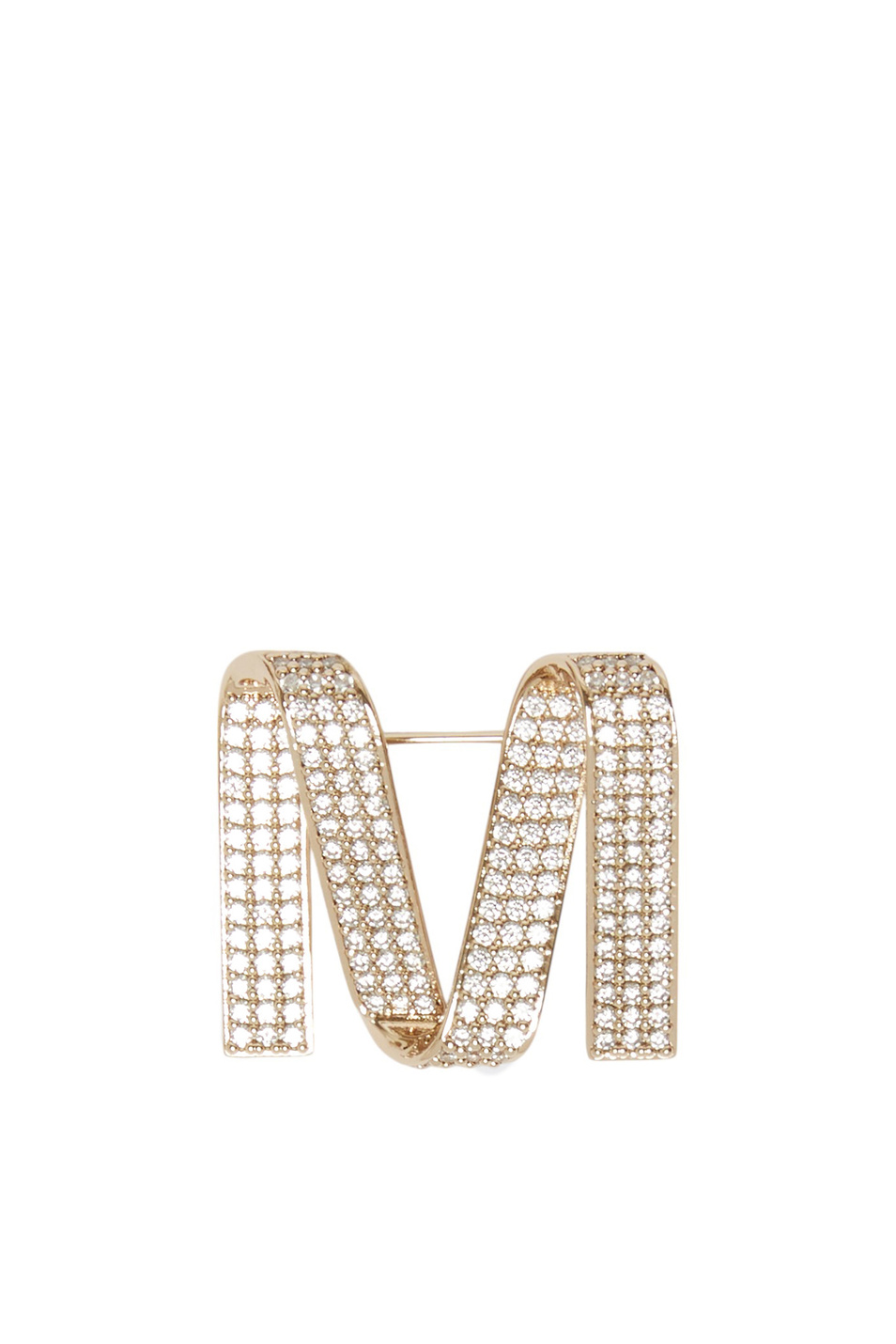Женский Max Mara Брошь с фианитами (цвет ), артикул 2524756121 | Фото 1