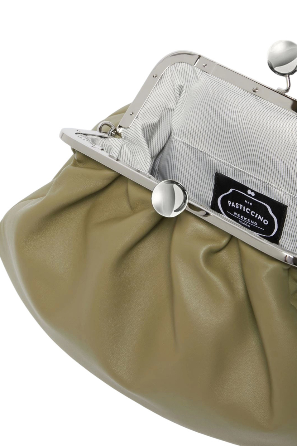 Женский Weekend Max Mara Клатч CUBICO из натуральной кожи (цвет ), артикул 2525516194 | Фото 4