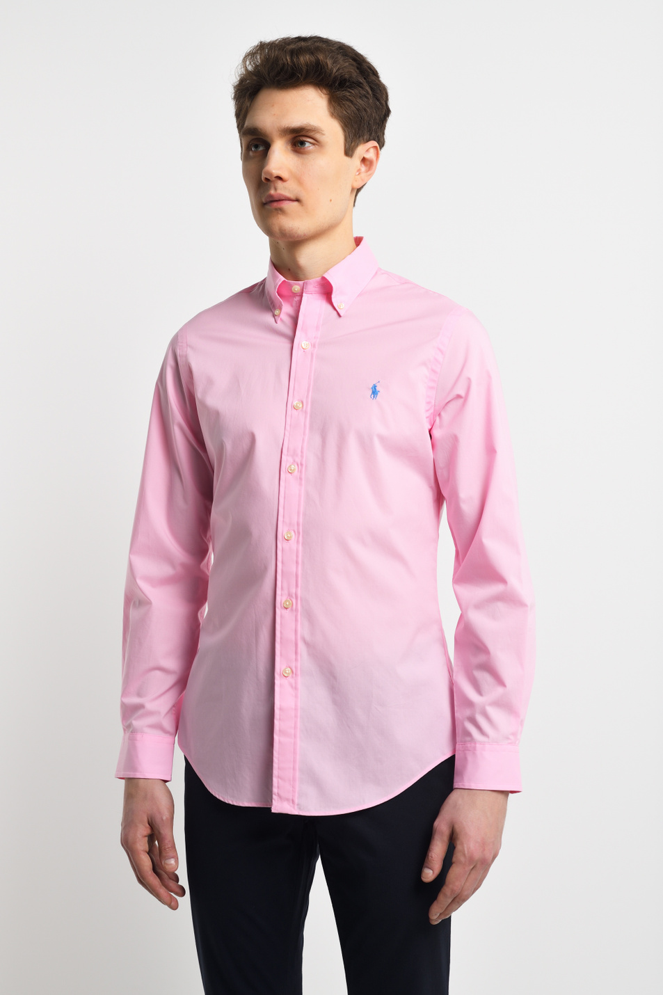 Мужской Polo Ralph Lauren Рубашка из натурального хлопка (цвет ), артикул 710737080008 | Фото 1