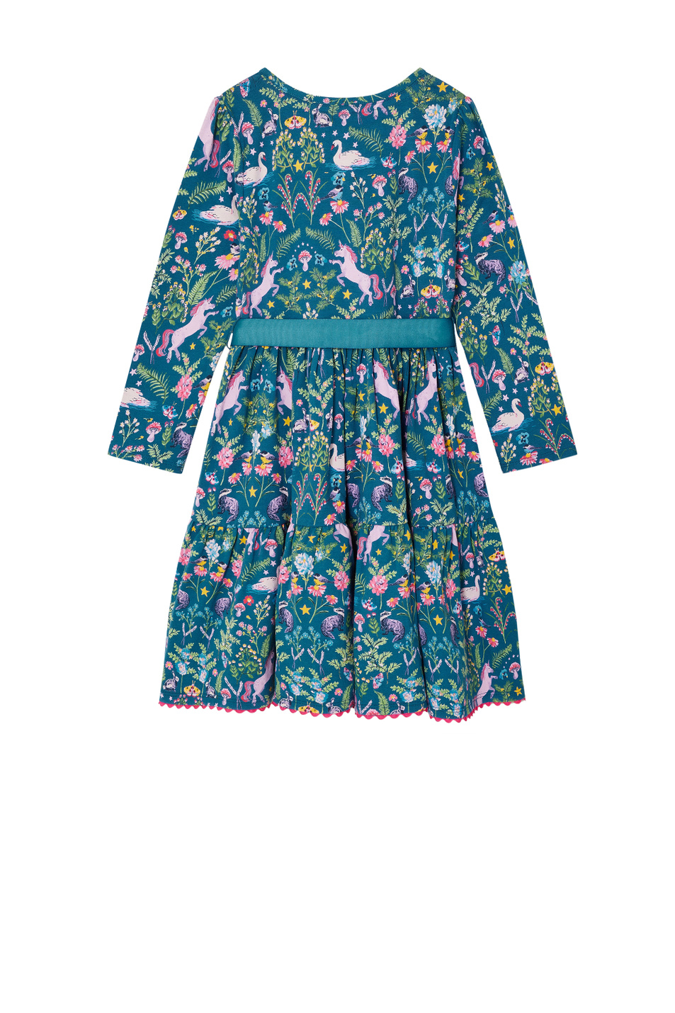 Monsoon Платье с принтом и лентой на поясе (цвет ), артикул 214167 | Фото 2