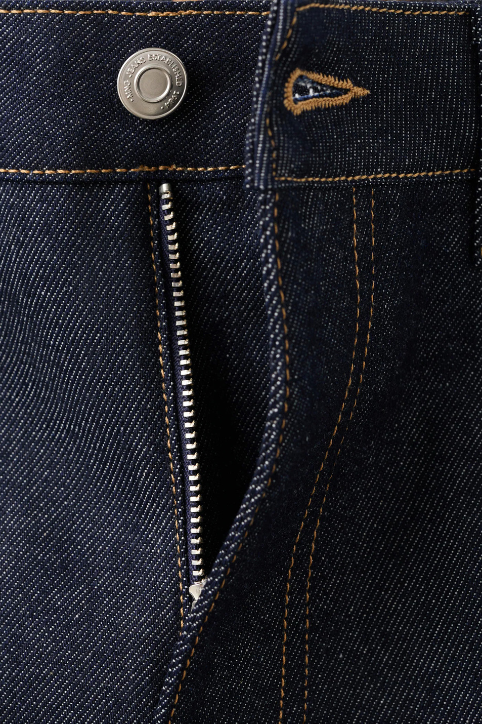 Женский Mango Джинсы MINA прямого кроя (цвет ), артикул 17049118 | Фото 4