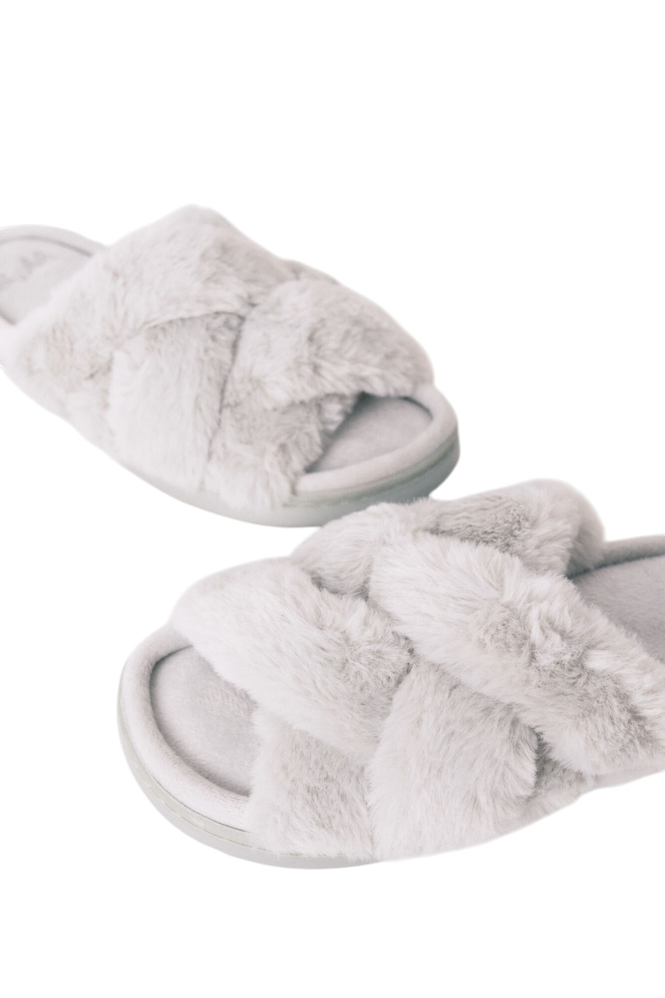Тапочки из искусственного меха|Основной цвет:Мятный Женский Women'secret Тапочки из искусственного меха (цвет ), артикул 4992530 | Фото 3