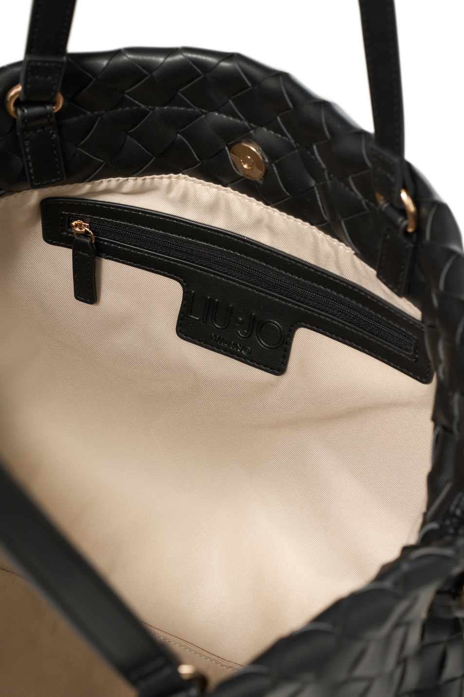 Сумка плетеная|Основной цвет:Черный Женский Liu Jo Сумка плетеная (цвет ), артикул AA6098ES027 | Фото 5